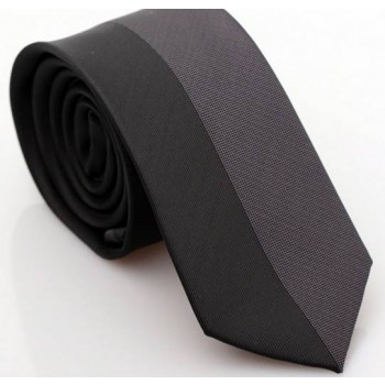 Grey black double color 6 cm joker tie