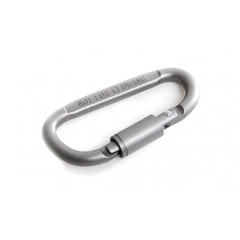 Hard aluminum alloy D-type security buckle