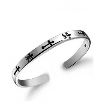 Holy Cross Sterling Silver Bracelet