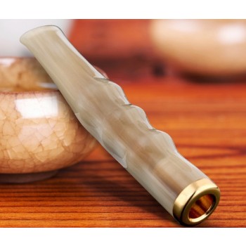 Horns recycling cleanable cigarette holder