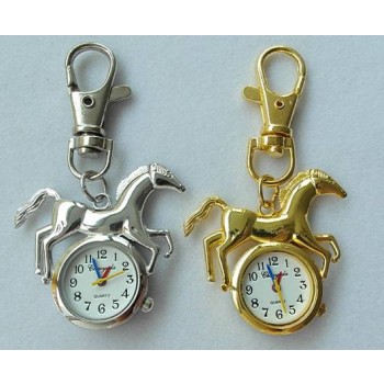 Horse keychain watch