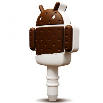 Ice cream headphone dust plug