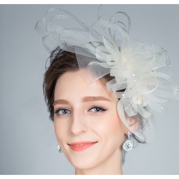 Korean style bridal tulle hair accessories