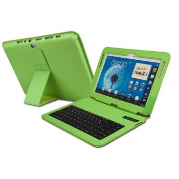 leather case with Bluetooth Keyboard for Samsung Galaxy note10.1 n8000 / n8010