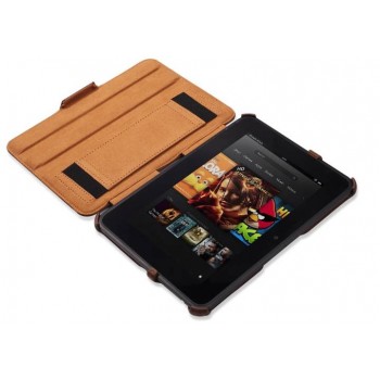 Leather Case with stand for kindle fire HD 7