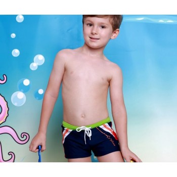 Little boy swimming trunks with lacing