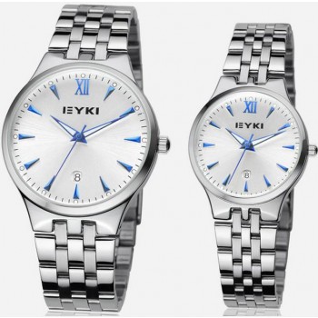 Luminous round series couple watches