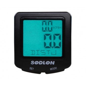Luminous velocimetry bicycle odometer