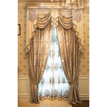 luxury exquisite embroidered curtains