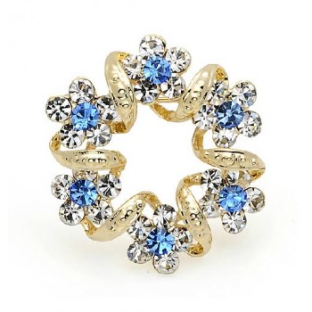 Luxury fashion wreath brooch
