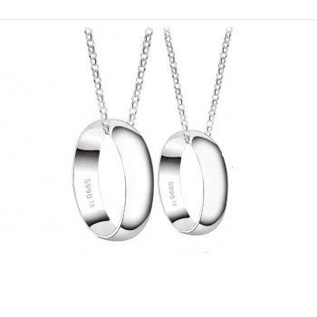Magic ring couple Sterling Silver Pendant