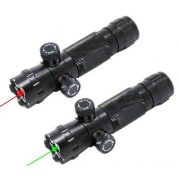 Manually adjust the Gun Mount red and green Laser Sight