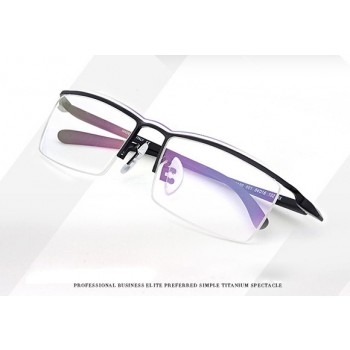 Men's alloy half frame reading glasses frames