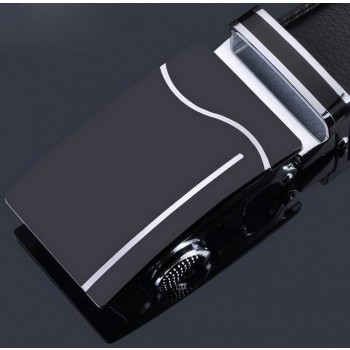 Men's leather automatic buckle Belt male pure leather belt