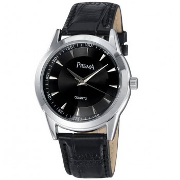 Men's leather band simplicity watch