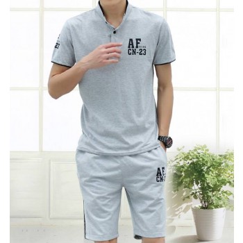 Men's short-sleeved summer sportswear suit