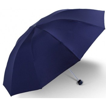 Men's solid color folding umbrella