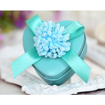 Metal Heart-shaped wedding gift box