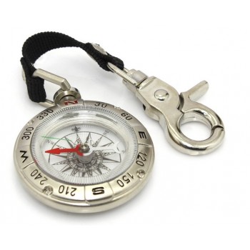 Mini metals compass with keychain