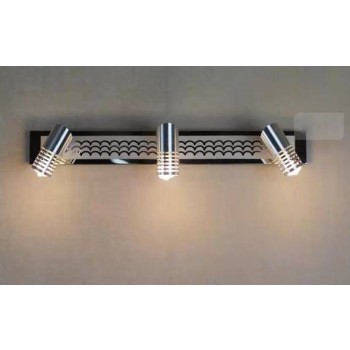 Minimalist aluminum 30-58CM LED mirror front lamps