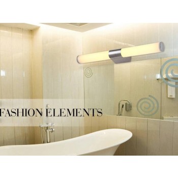 Minimalist cylindrical 46-80CM LED mirror lamps