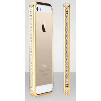 Mobile phone Rhinestone metal case for iPhone 5 / 5S