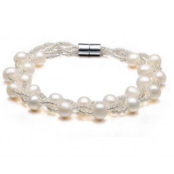 Ms natural freshwater pearl bracelet