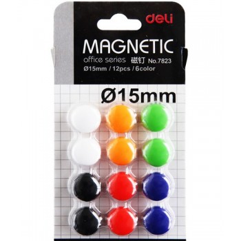 Multi-colored whiteboard magnetic nail