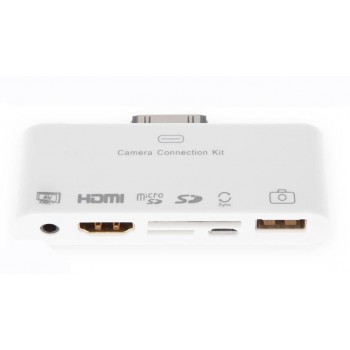Multifunction Adapter for iPhone4S / 4 iPad2 / 3