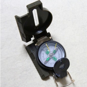 Multifunctional folding compass