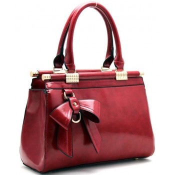 Newest European and American fashion retro bow ladies handbag