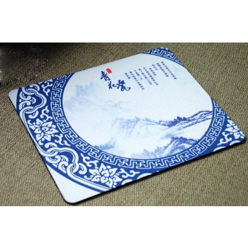 OEM Blue and white mouse pad
