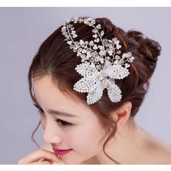 Pearl flowers hair accessories