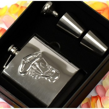 Poker patterns 6oz stainless steel hip flask
