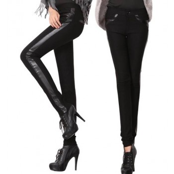 PU leather leggings