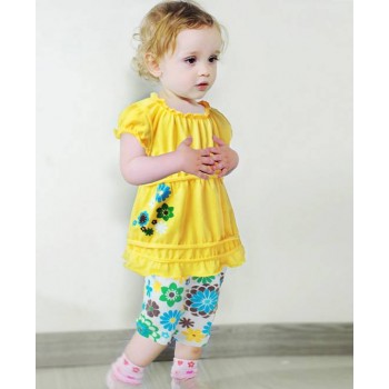 Pure cotton short sleeve summer suit