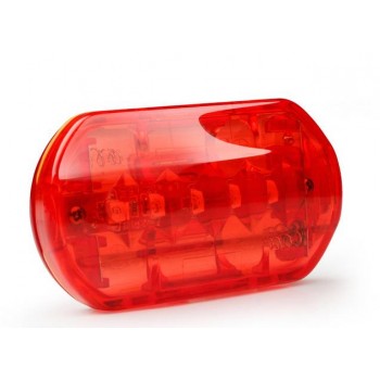Red 5 LED waterproof bicycle warning taillights