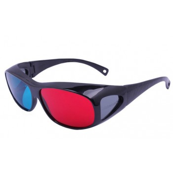 Red and blue 3d glasses for computer