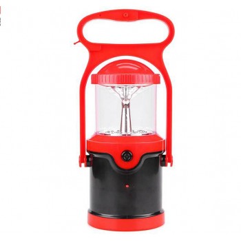 Red multifunction rechargeable 24 LED outdoor camping lights
