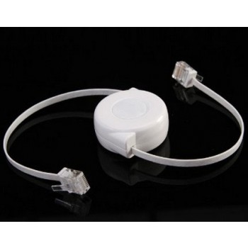 Retractable RJ45 interface network cable