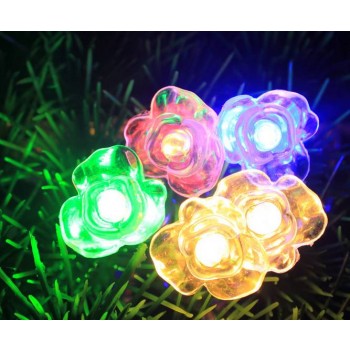 Romantic roses waterproof LED holiday lights