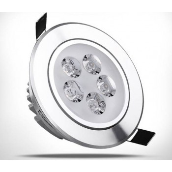 Rotatable silver 5-7W 12V LED ceiling lights