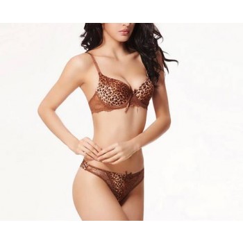 Sexy leopard comfortable bra sets