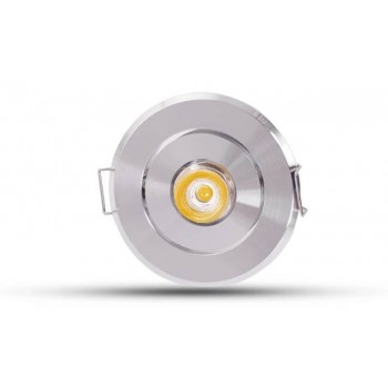 Silver 1W 12V LED ceiling lights