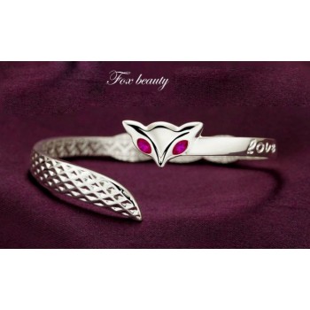 Silver I love you fox high-end Bracelets
