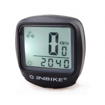 Silver waterproof velocimetry bicycle computer
