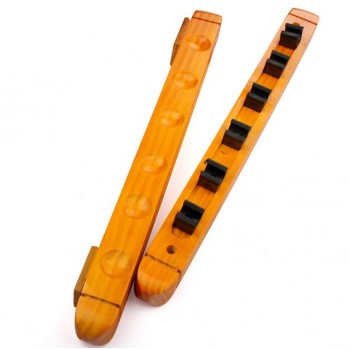 Six holes billiard cue racks