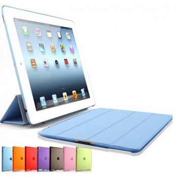 Slim leather case with stand for ipad 2 3 4