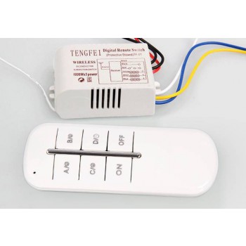 Smart three-way wireless controller for LED ceiling lights