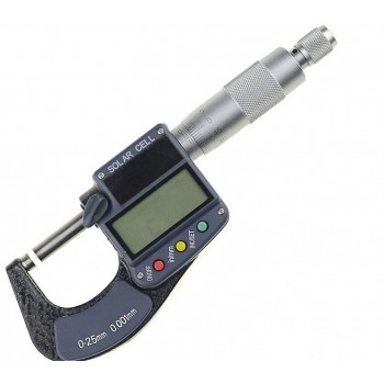 Solar energy Digital Micrometer / 0-25mm outside micrometer